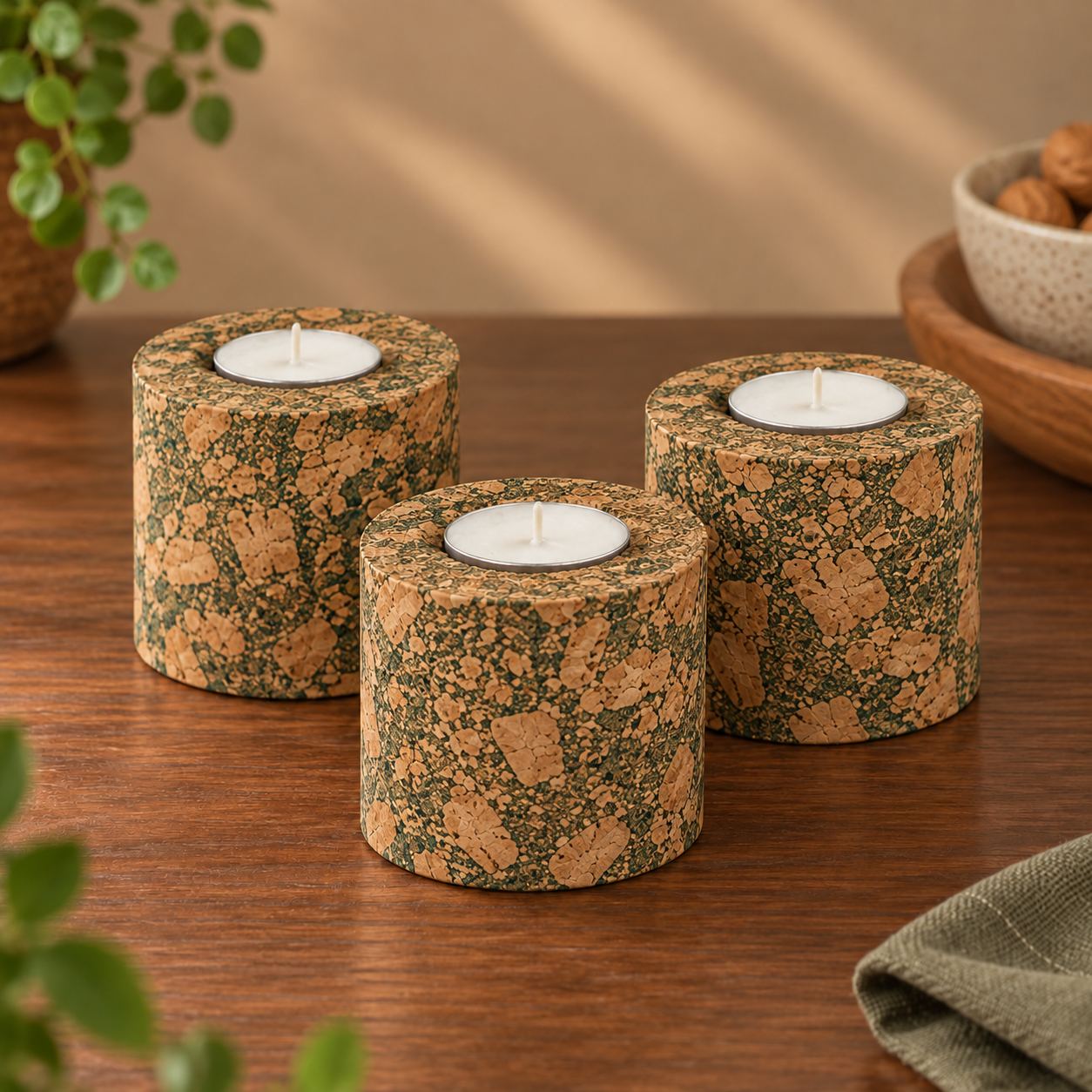 Meadow Round Tea Light Holder
