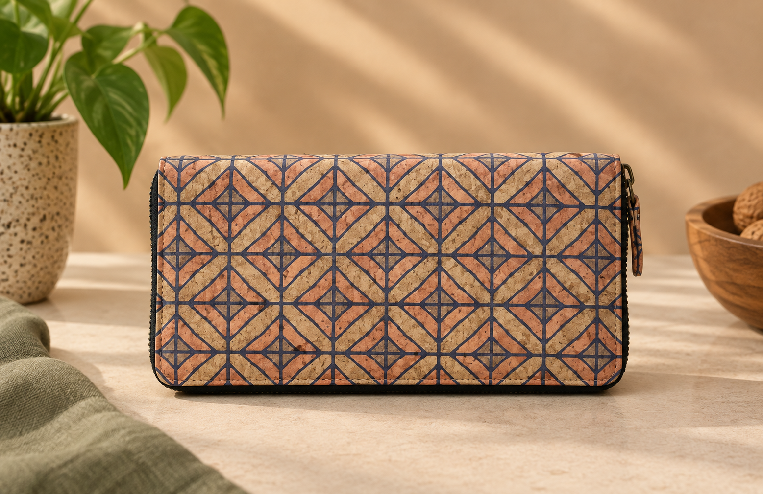Natural Cork Clutch, image 1