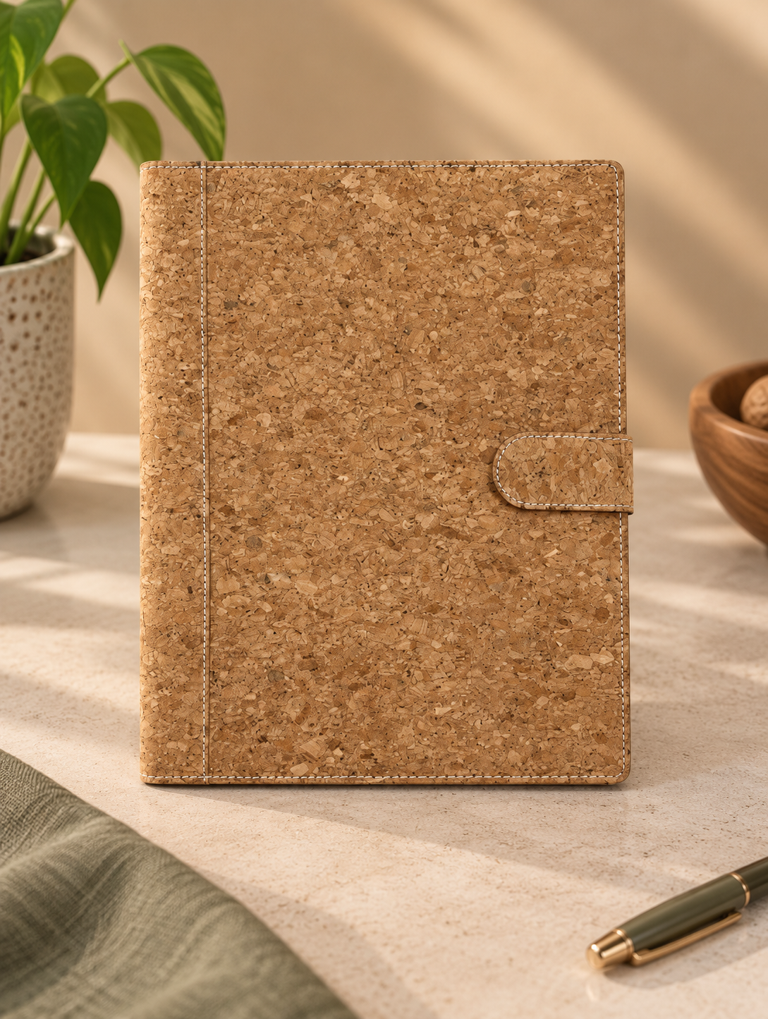 Natural Cork Conference Folder, image 1